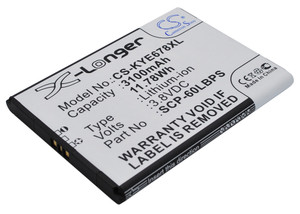 Battery for Kyocera Brigadier DuraForce E6560