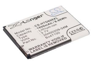 Battery for HTC CP3 Desire 326 600 609d T326e