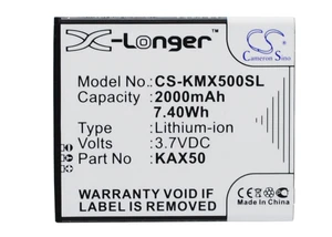 Battery for KAZAM Trooper X5.0 KAX50