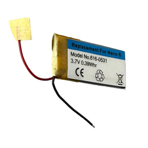 Battery for Apple iPod Nano 6th Gen 616-0531 A1366