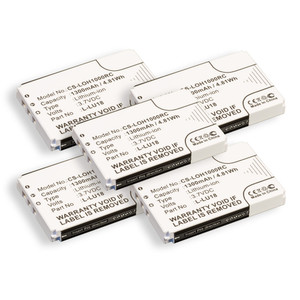 5 Pack Battery for Logitech Harmony Remote 1100