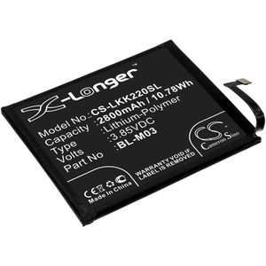 Battery for LG K200BMW K22 2020 K22+ LMK200BAW