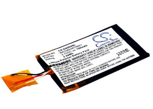 Battery for Creative Zen Wav BAC0603R79921 Player