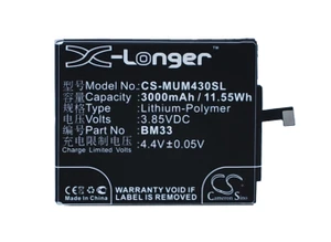 Battery for Xiaomi M4i X9 BM33 Mobile SmartPhone
