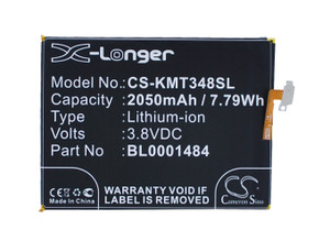 Battery for KAZAM Thunder 348 Tornado BL0001484