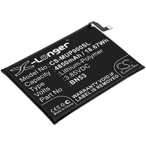 Battery for Redmi BN53 Note 9 Pro Max M2003J6B2G