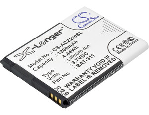 Battery for Acer BAT-311 1ICP5/43/55 KT.0010S.011