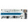 12 Pack VER008S Riser pci-e x1 to x16 6pin+4pin+SATA adapter connector 2ft 60cm