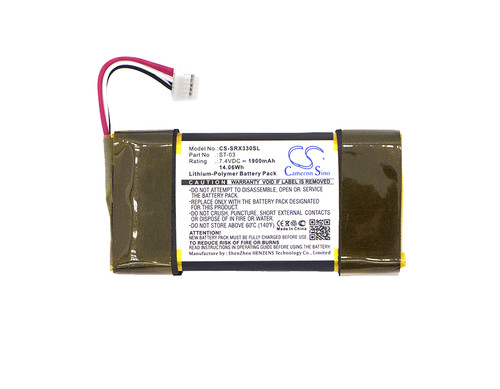 Battery for Sony ST-03 SRS-X33 SRSX33 Portable Speaker CS-SRX330SL 7.4V 1900mAh
