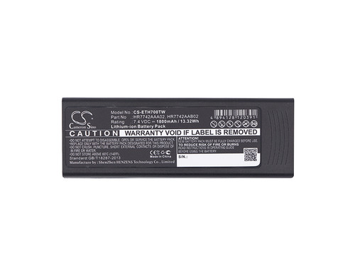 Two-Way Radio Battery for EADS HR7742AAA02 HR7742AAB02 P3G TPH700 7.4V 1800mAh