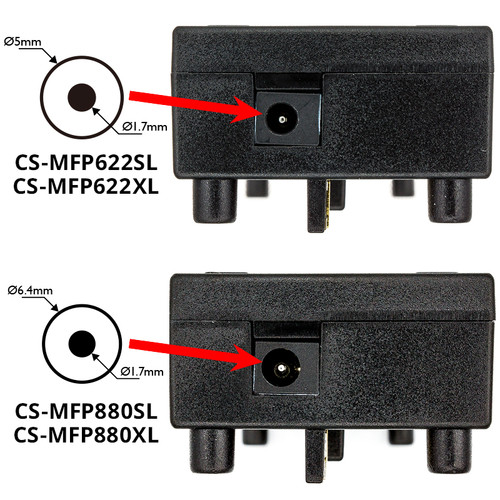 XL Battery for Mackie 2043880-00 FreePlay Personal PA 6.4mm dc port 7.4V 6800mAh