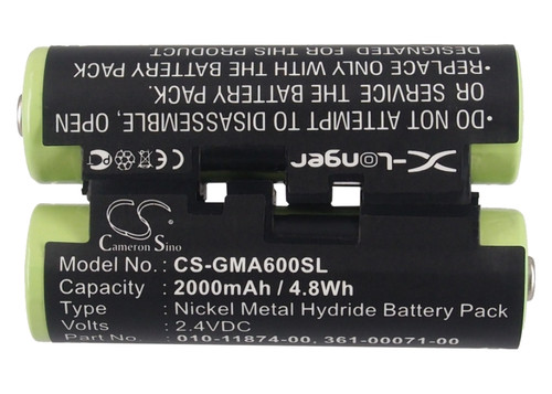 Battery for Garmin 010-11874-00 GPSMAP 639 63SC 669 66S Oregon 600 650 Striker 4