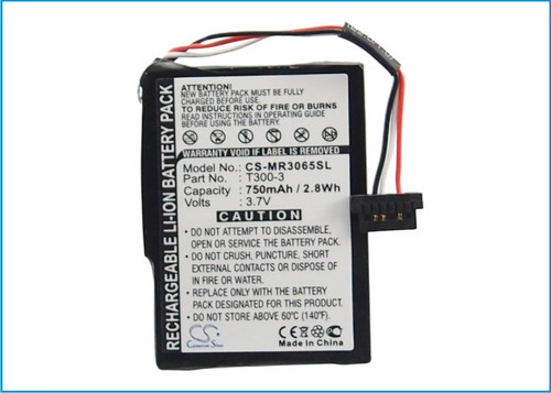 Battery for Magellan T300-3 RM5220SGLUC RoadMate 3055-MU 3055T-LM 3065 5220 9400