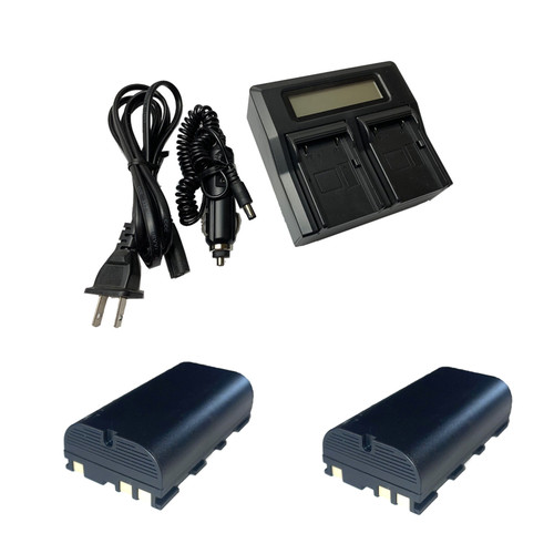 2 Batteries + Battery Charger for Leica GEB-221 2 Batteries + Battery Charger for Leica GEB-221