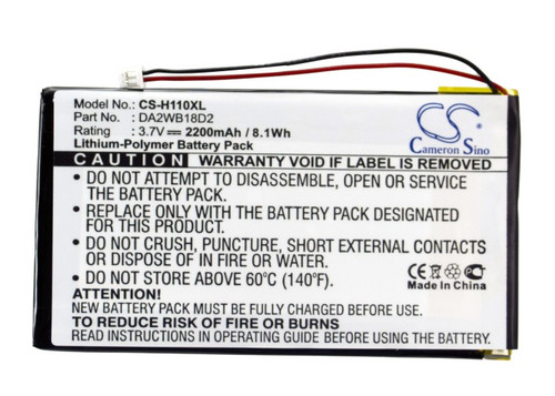 Battery for iRiver DA2WB18D2 H320 H340 H110 H120 H140 Media MP3 Player 2200mAh