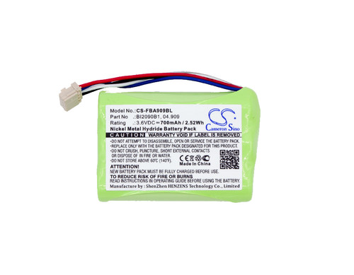 Battery for HBC Cubix 04.909 BI2090B1 Crane Remote Control CS-FBA909BL 700mAh Battery for HBC Cubix 04.909 BI2090B1 Crane Remote Control CS-FBA909BL 700mAh
