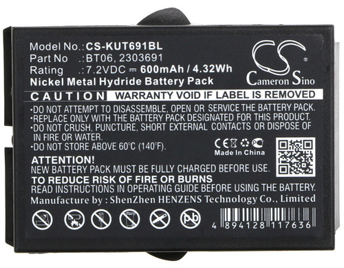 Battery for IKUSI 2303691 TM60 TM61 TM62 Transmitters BT06 Crane Remote Control