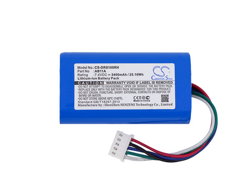 Battery for 3DR Solo transmitter AB11A Remote Controller CS-DRS100RH 7.4v 3400mA