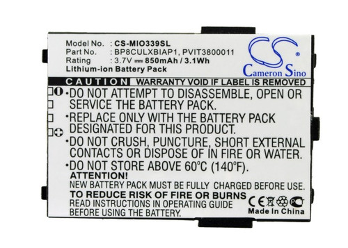 Battery for Viewsonic Medion Mitac Mio 339 339BT V36 BP8CULXBIAP1 PVIT3800011 Battery for Viewsonic Medion Mitac Mio 339 339BT V36 BP8CULXBIAP1 PVIT3800011