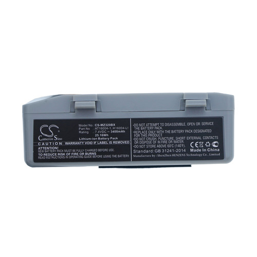 Battery for Zebra QL220 Plus QL220+ QL320 QL320+ AT16004-1 H16004-LI CS-MZ320BX