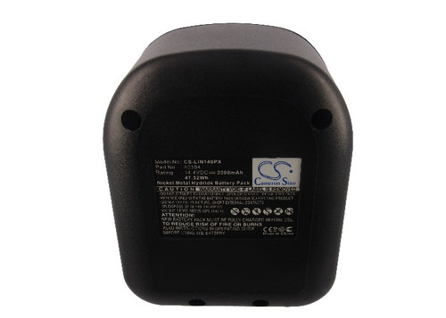 Battery for Lincoln 1401 1442 LIN-1401 LIN-1442 PowerLuber 40394 14.4v 3300mAh
