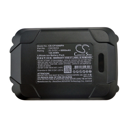 Battery for Craftsman V20 Axial Blower CMCB204 CMCB204-2 CMCB205 20.0v 6000mAh Battery for Craftsman V20 Axial Blower CMCB204 CMCB204-2 CMCB205 20.0v 6000mAh