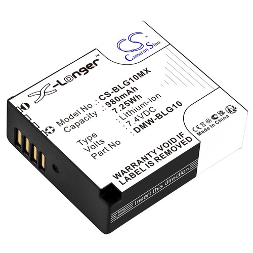 Battery for Panasonic Lumix DMC-GF3 DMC-ZS100 Battery for Panasonic Lumix DMC-GF3 DMC-ZS100