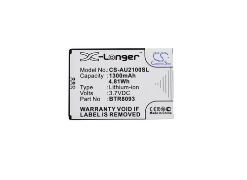 Battery for UTStarcom ADR-2100 ADR2100MVO BTR8093 Camera CS-AU2100SL 1300mAh