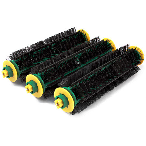 Green Bristle Brush 3-Pack for iRobot Roomba 500 600 Series Vacuums Green Bristle Brush 3-Pack for iRobot Roomba 500 600 Series Vacuums