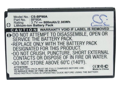 Battery for Samsung HMX-E10 HMX-E100P HMX-E110 SMX-E10 BP90A BP-90A IA-BP90A