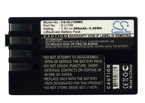 Battery for Pentax K2 K-2 K30 K-30 K50 K500 K-500 K-R KS1 K-S1 KS2 K-S2 D-LI109 Battery for Pentax K2 K-2 K30 K-30 K50 K500 K-500 K-R KS1 K-S1 KS2 K-S2 D-LI109