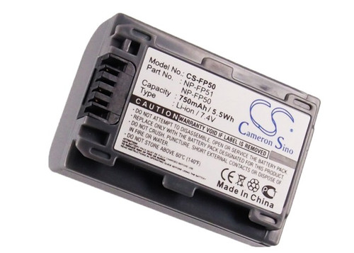 Battery for Sony DCR-30 DCR-HC17 DCR-SR100 HDR-HC3 NP-FP30 NP-FP50 NP-FP51 750mA Battery for Sony DCR-30 DCR-HC17 DCR-SR100 HDR-HC3 NP-FP30 NP-FP50 NP-FP51 750mA