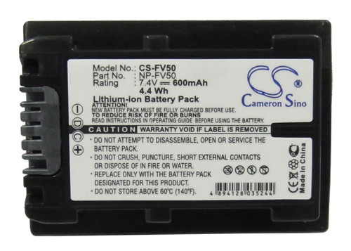 Battery for Sony HDR-HC9 HDR-PJ20 HDR-PJ50 HDR-UX20 HDR-XR550 NP-FV50 600mAh Battery for Sony HDR-HC9 HDR-PJ20 HDR-PJ50 HDR-UX20 HDR-XR550 NP-FV50 600mAh