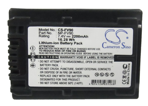 Battery for Sony DCR-SR60 DCR-SX83 HDR-CX300 HDR-CX550 HDR-TG1 NP-FV90 2200mAh Battery for Sony DCR-SR60 DCR-SX83 HDR-CX300 HDR-CX550 HDR-TG1 NP-FV90 2200mAh