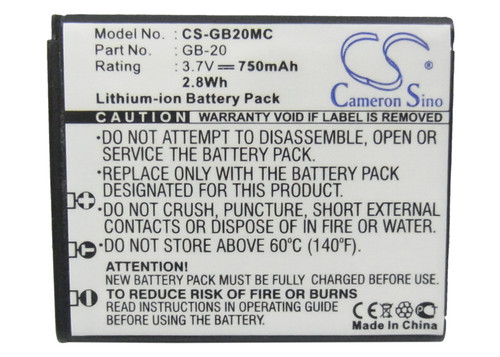 Battery for GE E840S G1 G2 G3 GB-20 Digital Camera CS-GB20MC 3.7v 750mAh Li-ion
