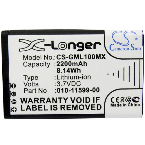 Battery for Garmin VIRB Elite Virb E1GR E2GR 010-11599-00 010-11654-03 2200mAh