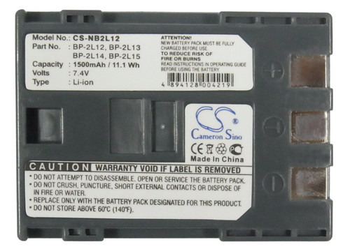Battery for Canon HV40 ZR500 BP-2L12 BP-2L13 BP-2L14 NB-2L12 NB-2L13 NB-2L14 Battery for Canon HV40 ZR500 BP-2L12 BP-2L13 BP-2L14 NB-2L12 NB-2L13 NB-2L14