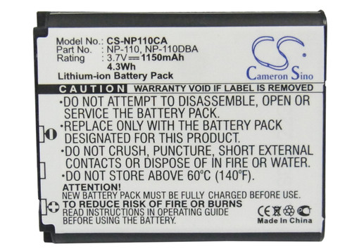 Battery for Casio Exilim EX-ZR10 EX-ZR50 EX-F1 NP-110 NP-110DBA NP-110L NP-160 Battery for Casio Exilim EX-ZR10 EX-ZR50 EX-F1 NP-110 NP-110DBA NP-110L NP-160