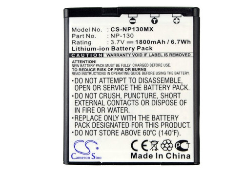 Battery for Casio Exilim EX-FC300S EX-ZR100 EX-ZR1000 NP-130 NP-130A 1800mAh Battery for Casio Exilim EX-FC300S EX-ZR100 EX-ZR1000 NP-130 NP-130A 1800mAh