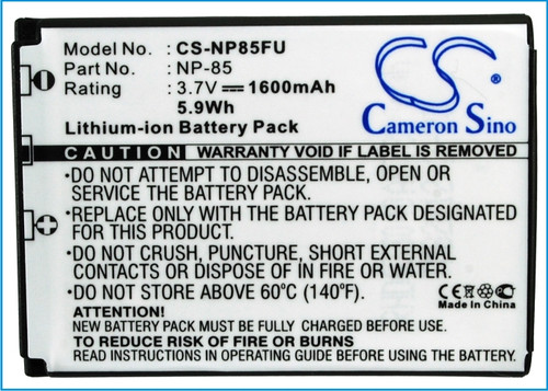Battery for Fujifilm Finepix F305 FinePix SL1000 SL240 SL260 SL280 SL300 NP-85 Battery for Fujifilm Finepix F305 FinePix SL1000 SL240 SL260 SL280 SL300 NP-85