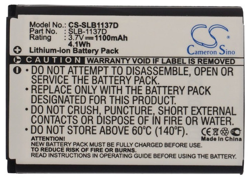 Battery for Samsung L74W i100 i80 i85 NV100HD NV103 NV11 NV30 NV40 SLB-1137D Battery for Samsung L74W i100 i80 i85 NV100HD NV103 NV11 NV30 NV40 SLB-1137D