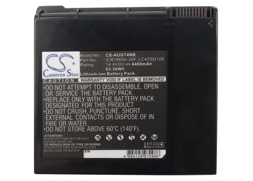 Battery for Asus G74 G74J G74JH G74SX-BBK7 G74S G74SX-XT1 A42-G74 LC42SD128
