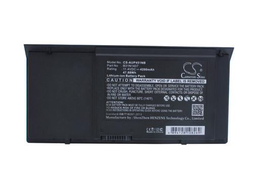 Battery for Asus Pro B451 B451JA B451JA-1A B451JA-XH52 0B200-01120000 B31N1407