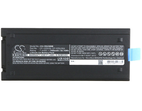 Battery for Panasonic Toughbook CF18 CF-18 CF18D CF-VZSU30 CF-VZSU30A CF-VZSU30B