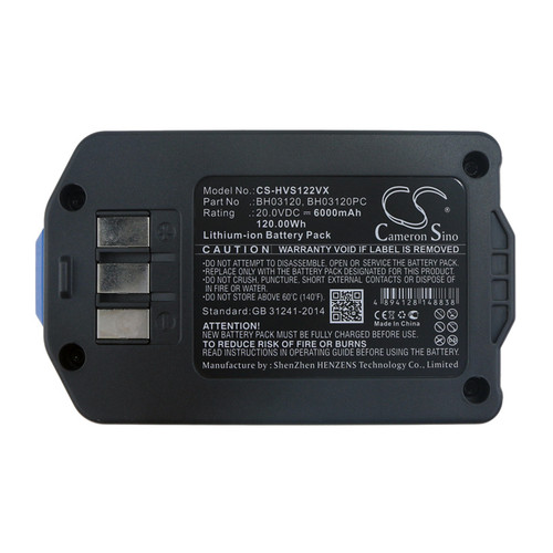 Battery for Hoover AirLife 3.0 BH52120 BH50140 440005973 BH03100 BH03120 6000mAh Battery for Hoover AirLife 3.0 BH52120 BH50140 440005973 BH03100 BH03120 6000mAh