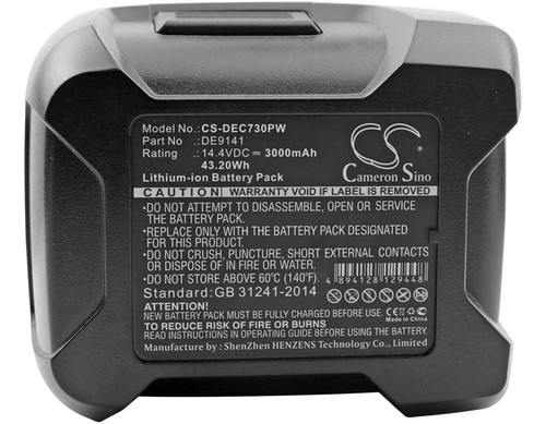 Battery for DeWalt DW911 DC730KA DW918 DW906 DCD920KX DCD930 DC614KA DE9141 Battery for DeWalt DW911 DC730KA DW918 DW906 DCD920KX DCD930 DC614KA DE9141