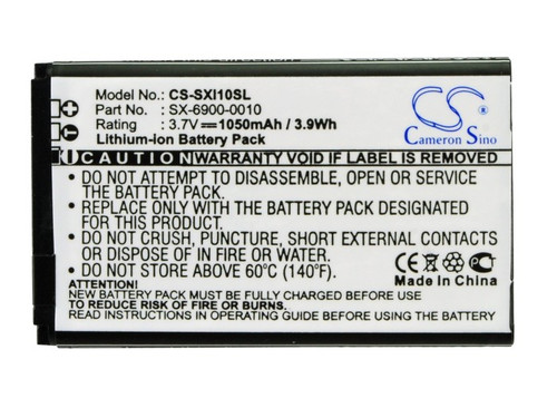 Battery for Sirius SXi1 XM Lynx SX-6900-0010 DAB Digital CS-SXI10SL 3.7v 1050mAh