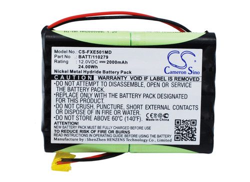 Battery for Fukuda Cardisuny ME501BX 120279 BATT/110279 CS-FXE501MD 12V Ni-MH