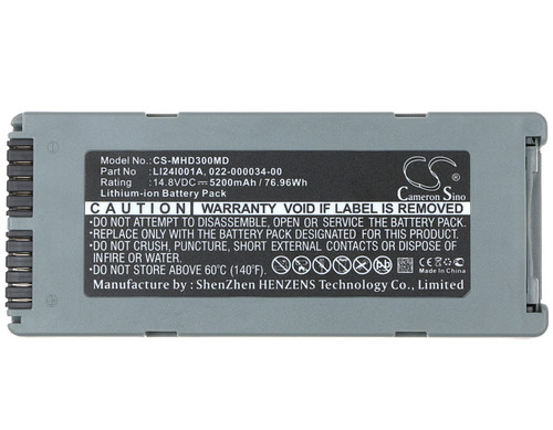 Battery for Mindray BeneHeart D1 D2 D3 022-000034-00 022-000047-00 LI24I001A Battery for Mindray BeneHeart D1 D2 D3 022-000034-00 022-000047-00 LI24I001A