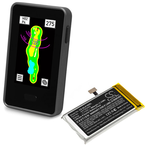 Battery for Golf Buddy DSC-VTX-100 VTX SHT503055 GPS CS-GLX100SL 900mAh